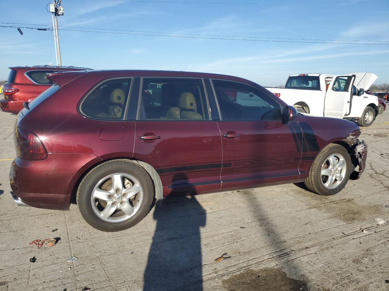 2006 Porsche Cayenne VIN WP1AB29P76LA64746 Copart auction photo, front end damage thumbnail 3