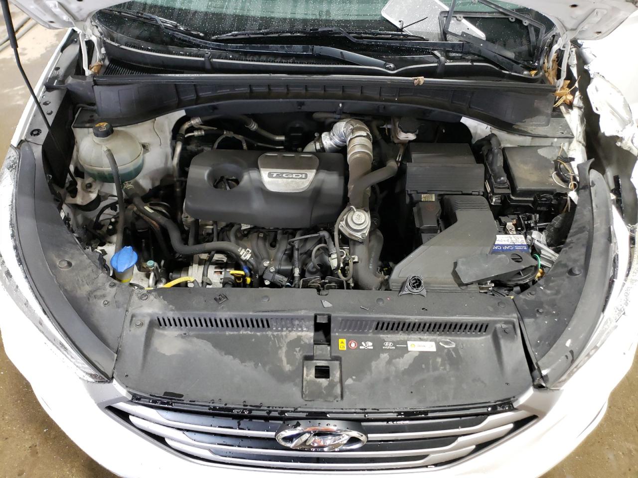 2017 Hyundai Tucson VIN KM8J3CA27HU391550 Copart auction photo, front end / side damage thumbnail 13