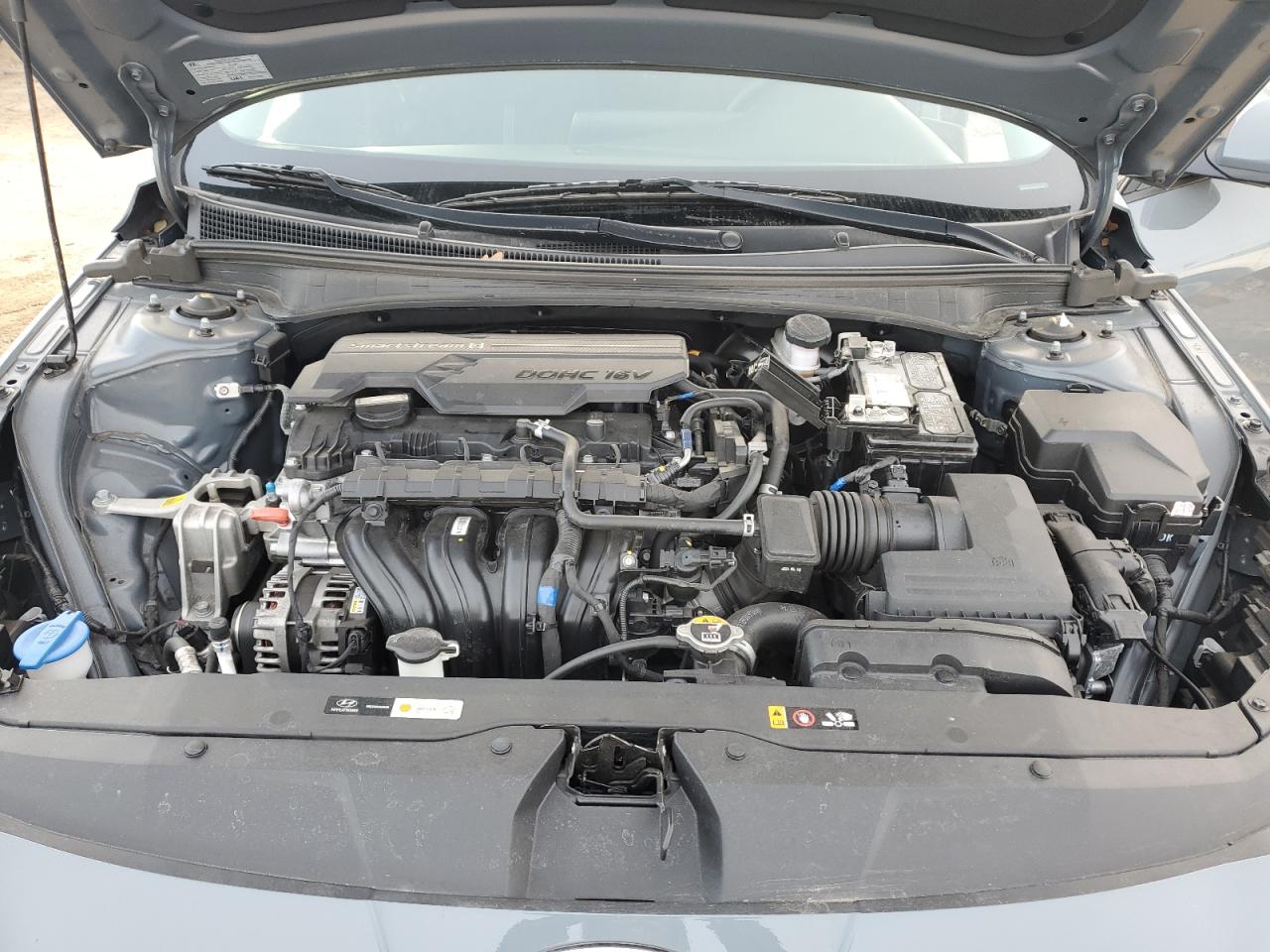2021 Hyundai Elantra VIN KMHLL4AG6MU213052 Copart auction photo, rear end damage thumbnail 12