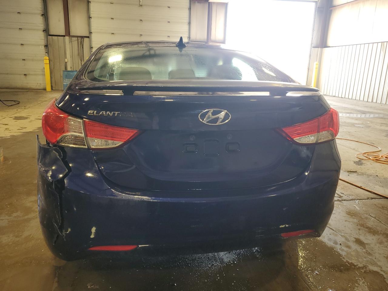 2011 Hyundai Elantra VIN 5NPDH4AE2BH012636 Copart auction photo, rear end damage thumbnail 6