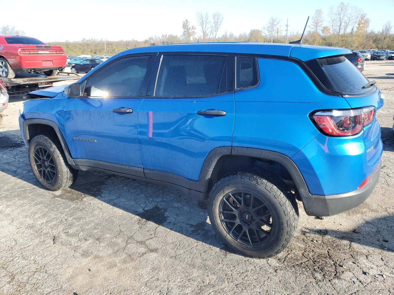2021 Jeep Compass VIN 3C4NJDAB1MT552173 Copart auction photo, front end damage thumbnail 2