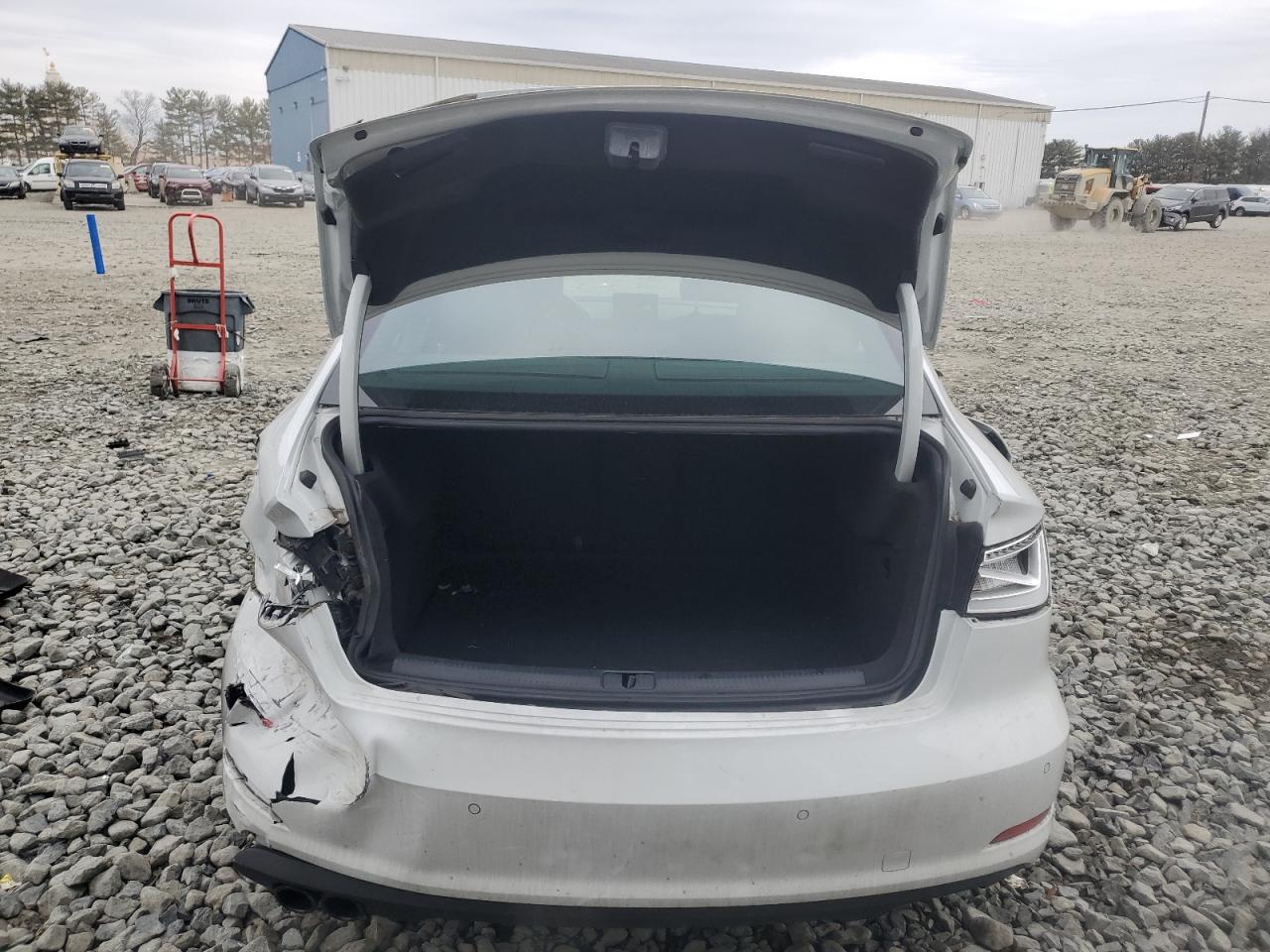 2016 Audi A3 VIN WAUA7GFF7G1056216 Copart auction photo, side / rear end damage thumbnail 6
