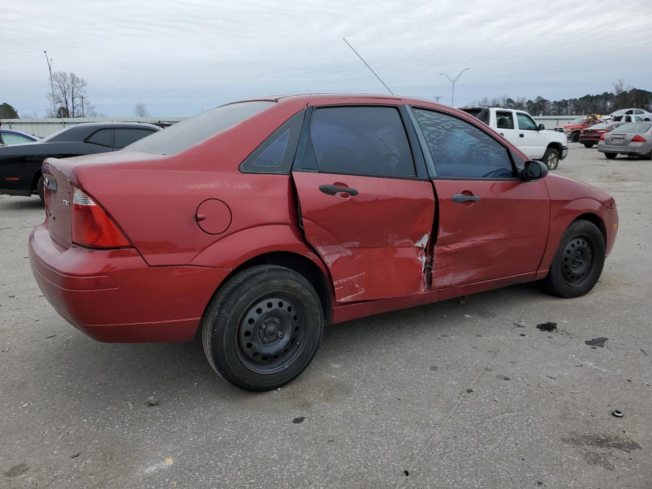 2005 Ford Focus VIN 1FAFP34NX5W297866 Copart auction photo, side damage thumbnail 3
