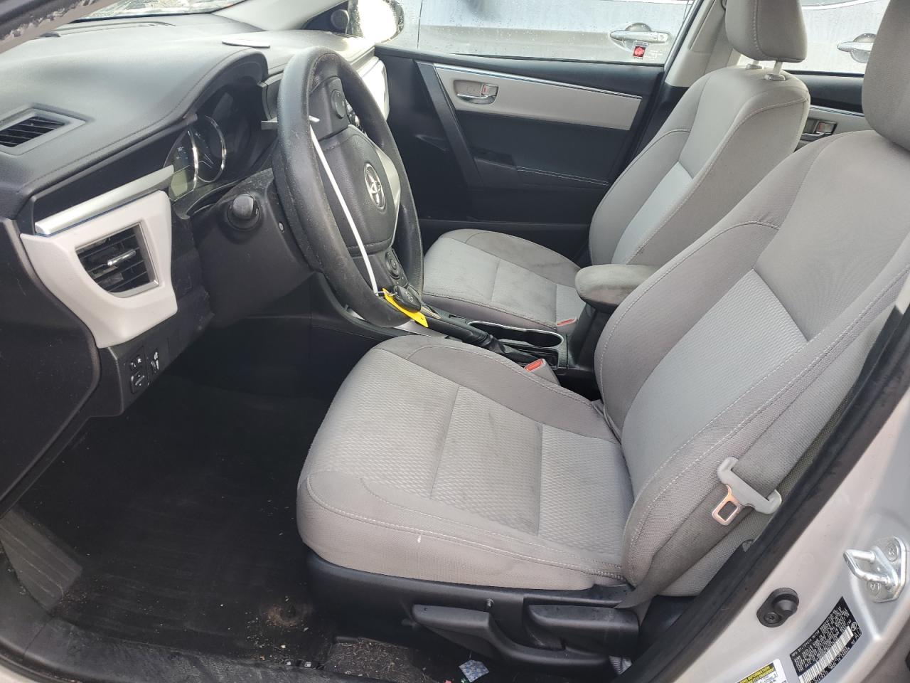 2016 Toyota Corolla VIN 2T1BURHE9GC539346 Copart auction photo, all over damage thumbnail 7