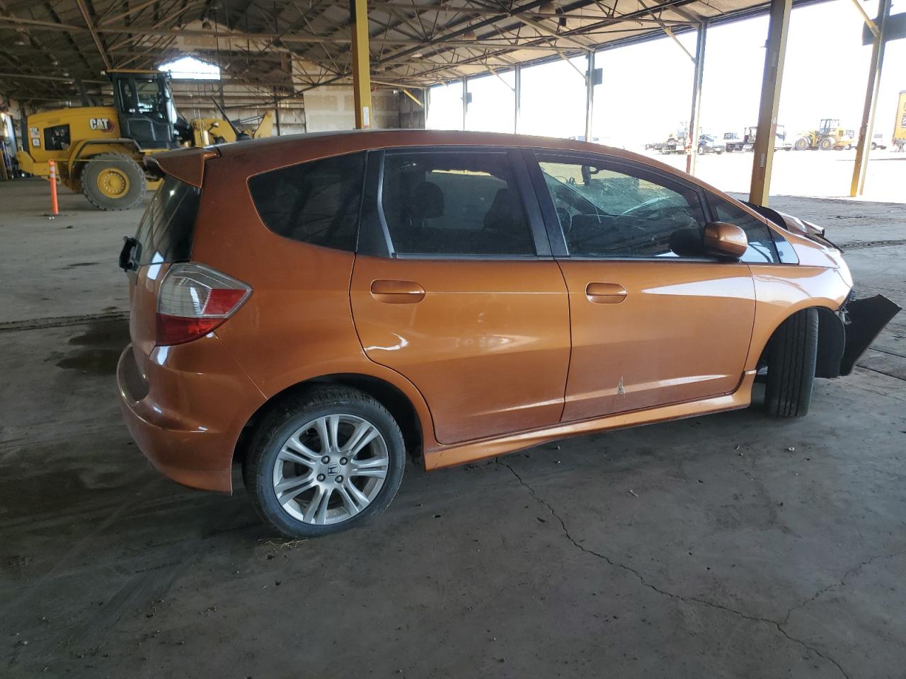 2011 Honda Fit VIN JHMGE8H51BS005048 Copart auction photo, front end / side damage thumbnail 3