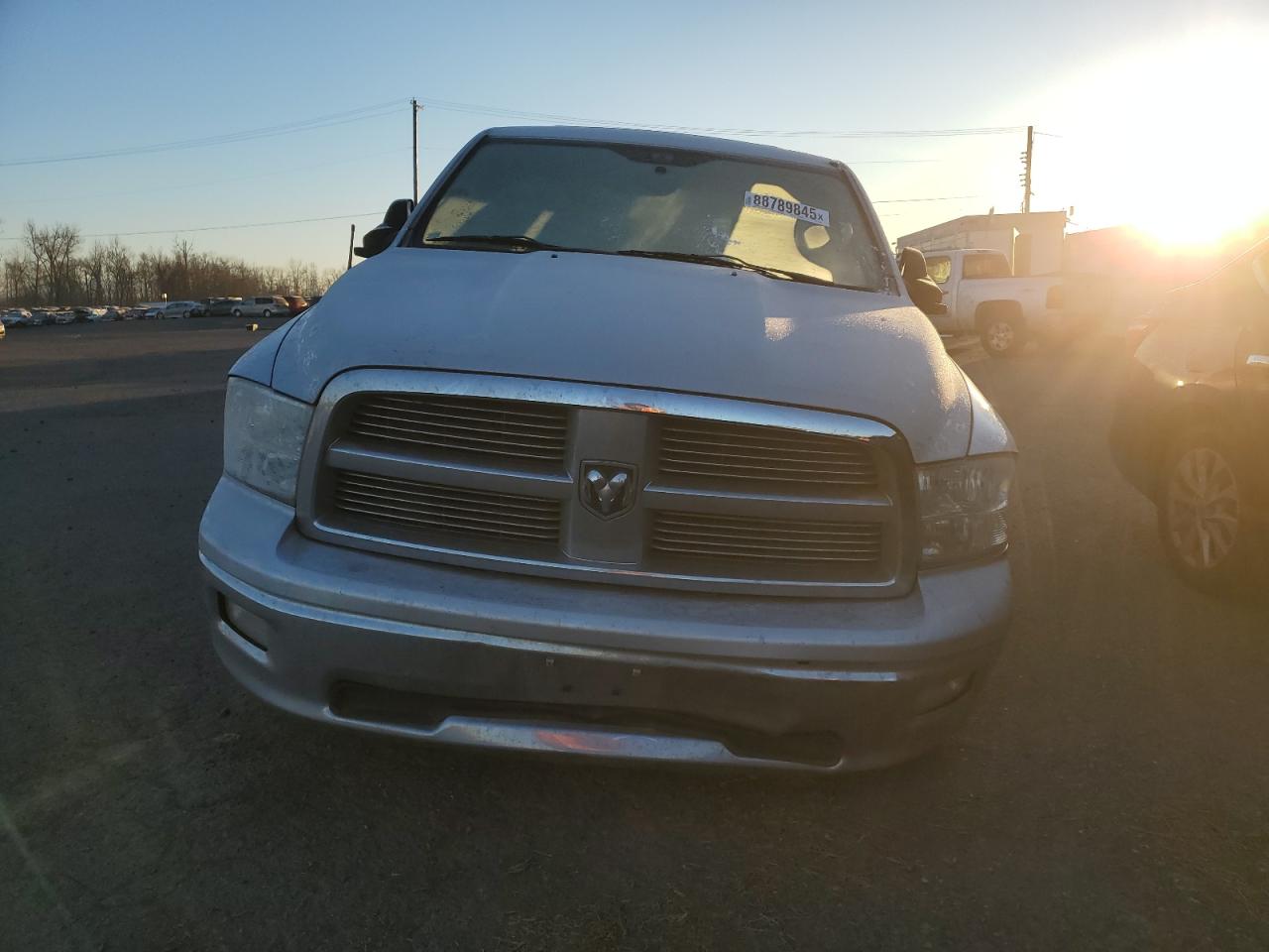 2012 Dodge RAM VIN 1C6RD7GT5CS123829 Copart auction photo, front end / undercarriage damage thumbnail 5