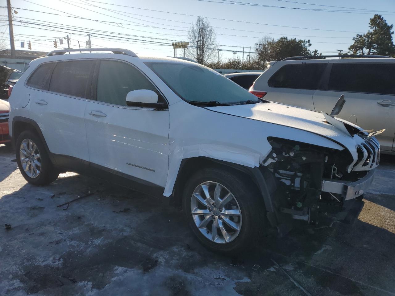 2015 Jeep Grand Cherokee VIN 1C4PJMDS4FW770108 Copart auction photo, front end damage thumbnail 4