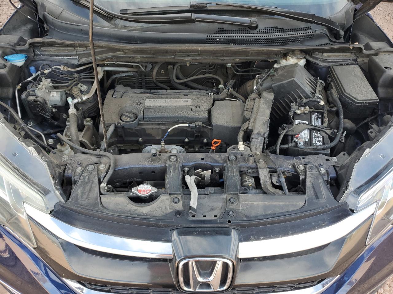 2015 Honda CR-V VIN 3CZRM3H55FG712046 Copart auction photo, side damage thumbnail 11