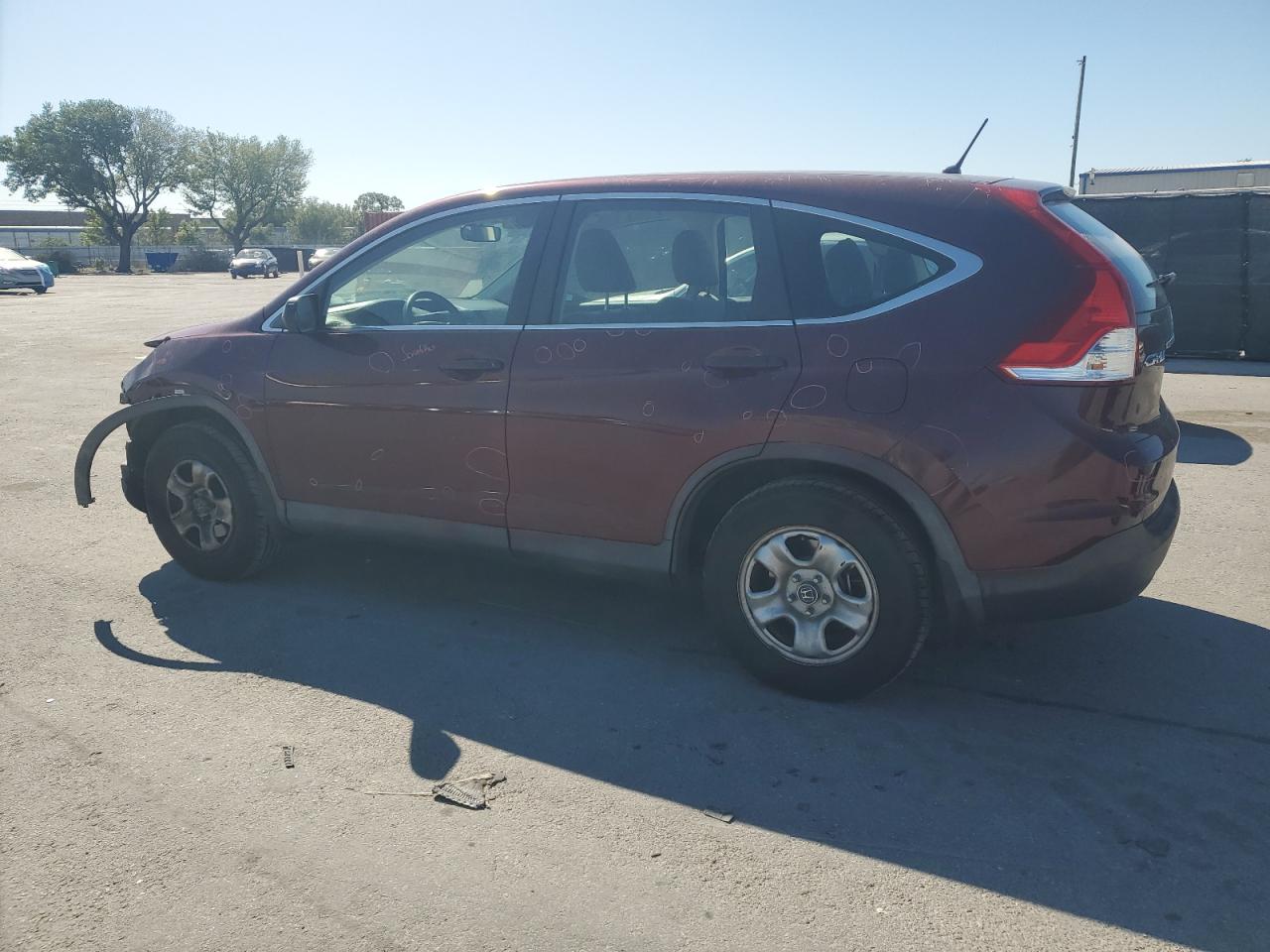 2013 Honda CR-V VIN 5J6RM3H32DL025038 Copart auction photo, mechanical / front end damage thumbnail 2