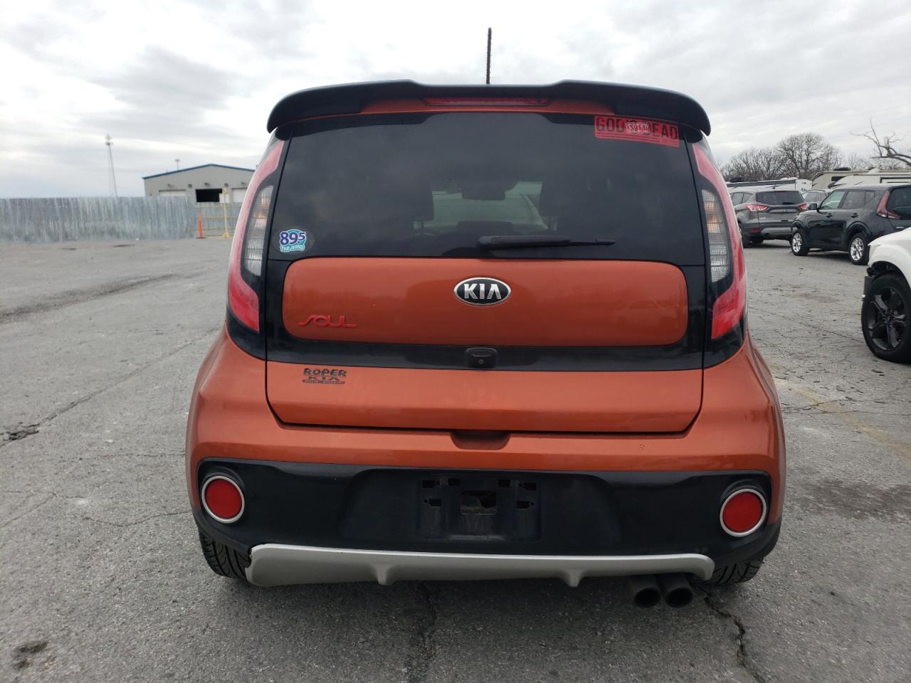 2018 KIA Soul VIN KNDJX3AA4J7572769 Copart auction photo, front end / rear end damage thumbnail 6