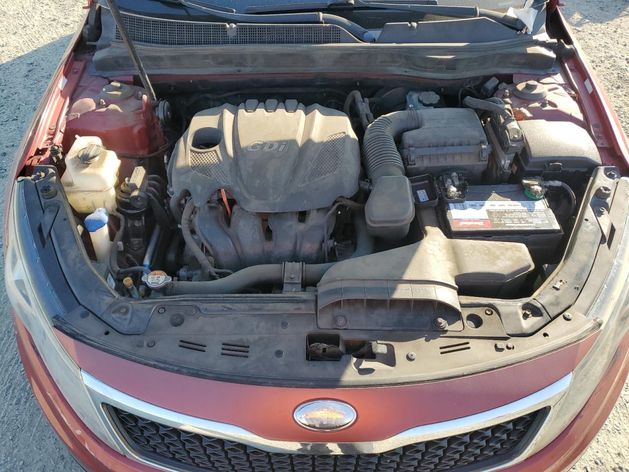 2013 KIA Optima VIN 5XXGM4A74DG136836 Copart auction photo, side / rear end damage thumbnail 11