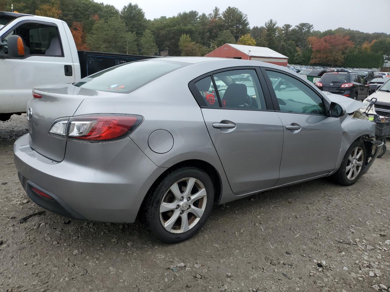 2011 Mazda 3 VIN JM1BL1VG7B1451144 Copart auction photo, front end damage thumbnail 3