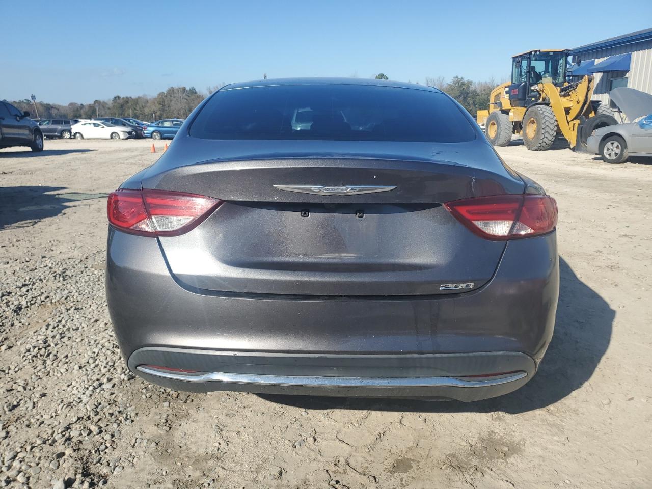 2015 Chrysler 200 VIN 1C3CCCABXFN754075 Copart auction photo, front end / side damage thumbnail 6