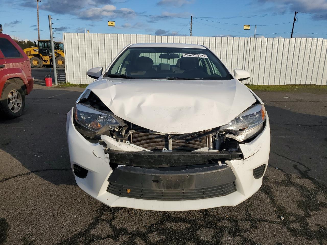 2015 Toyota Corolla VIN 2T1BURHE2FC268144 Copart auction photo, front end damage thumbnail 5