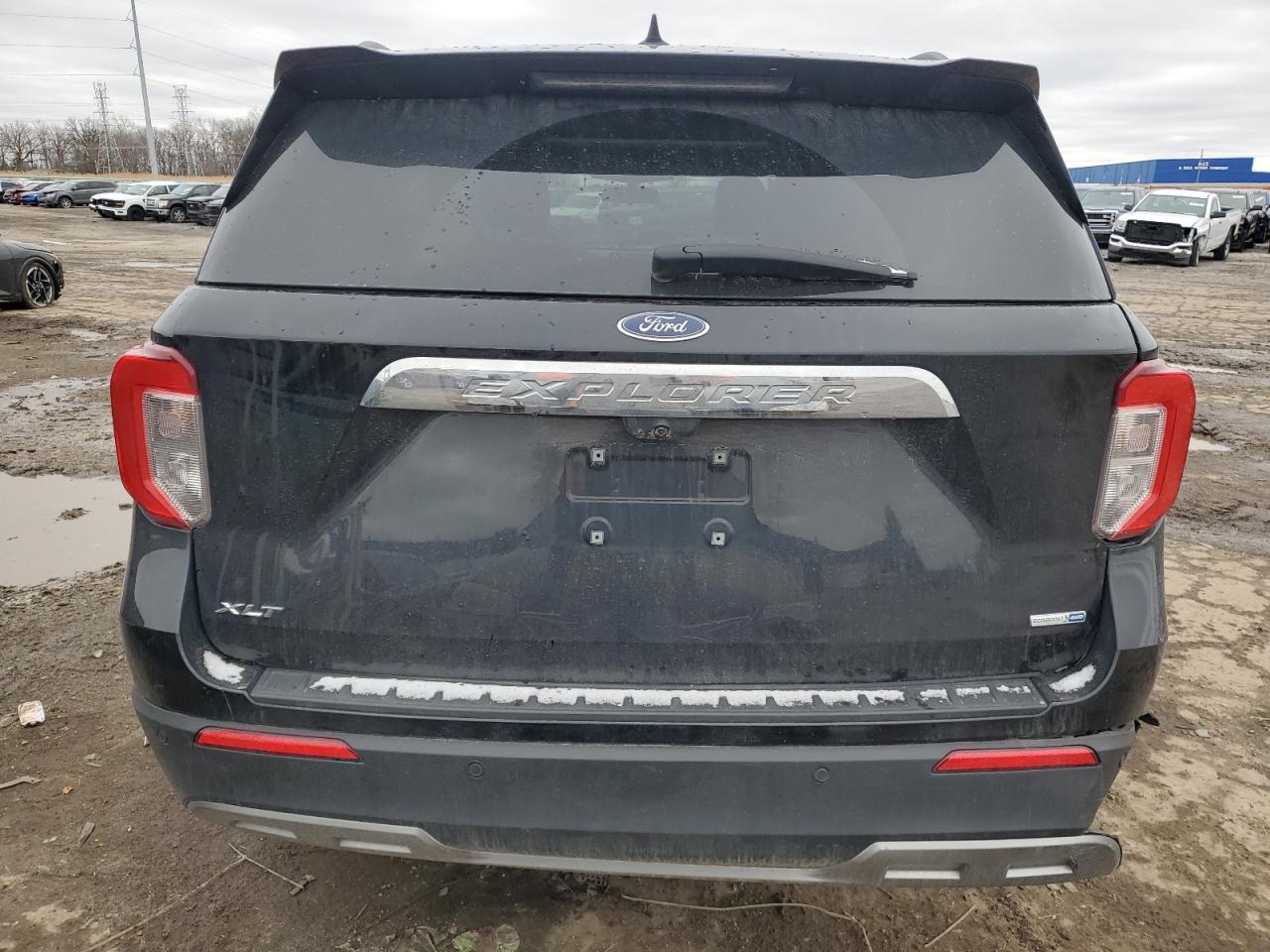 2020 Ford Explorer VIN 1FMSK8DH4LGC58482 Copart auction photo, rear end damage thumbnail 6