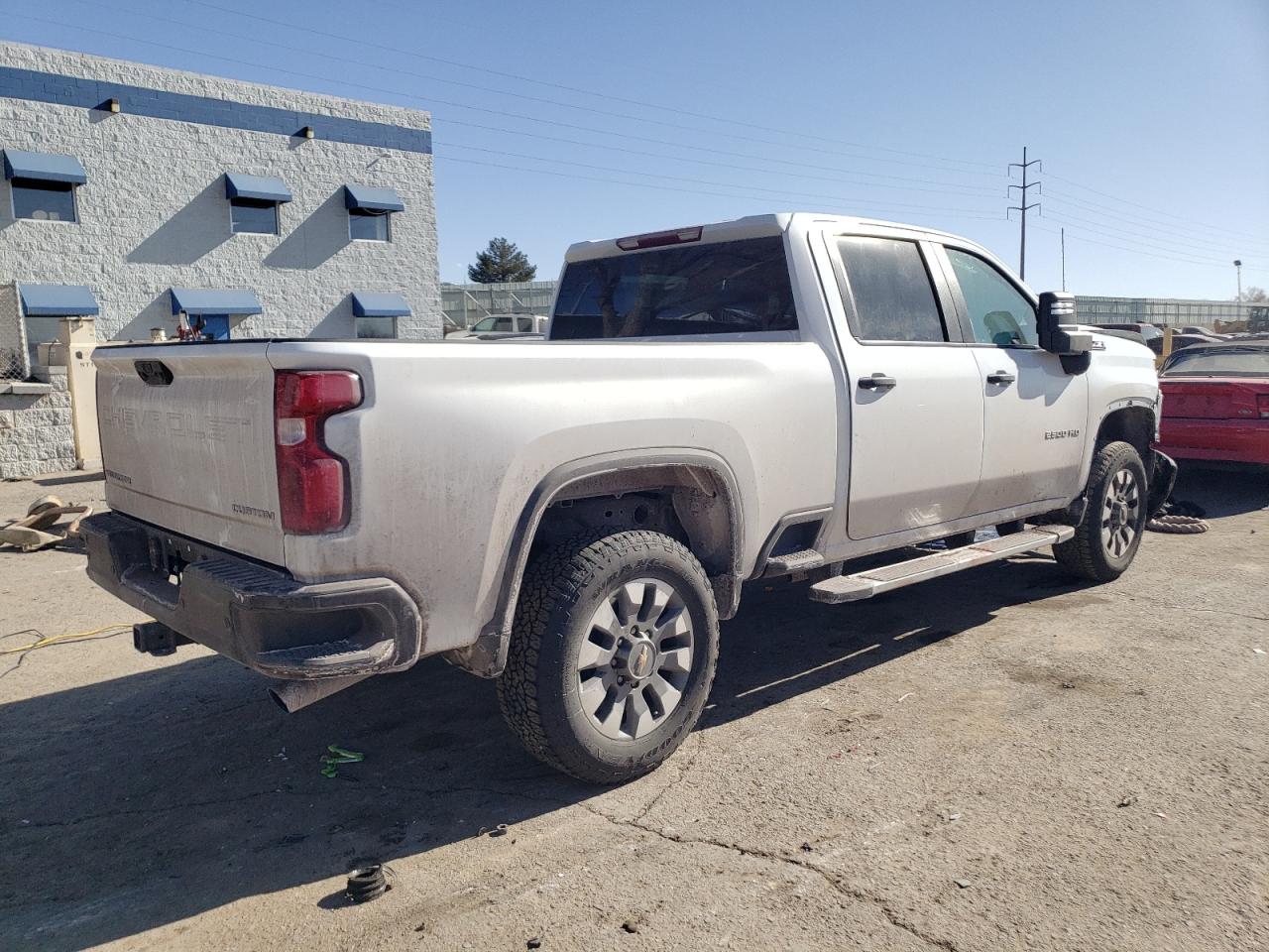 2024 Chevrolet Silverado VIN 2GC4YME72R1258268 Copart auction photo, front end damage thumbnail 3