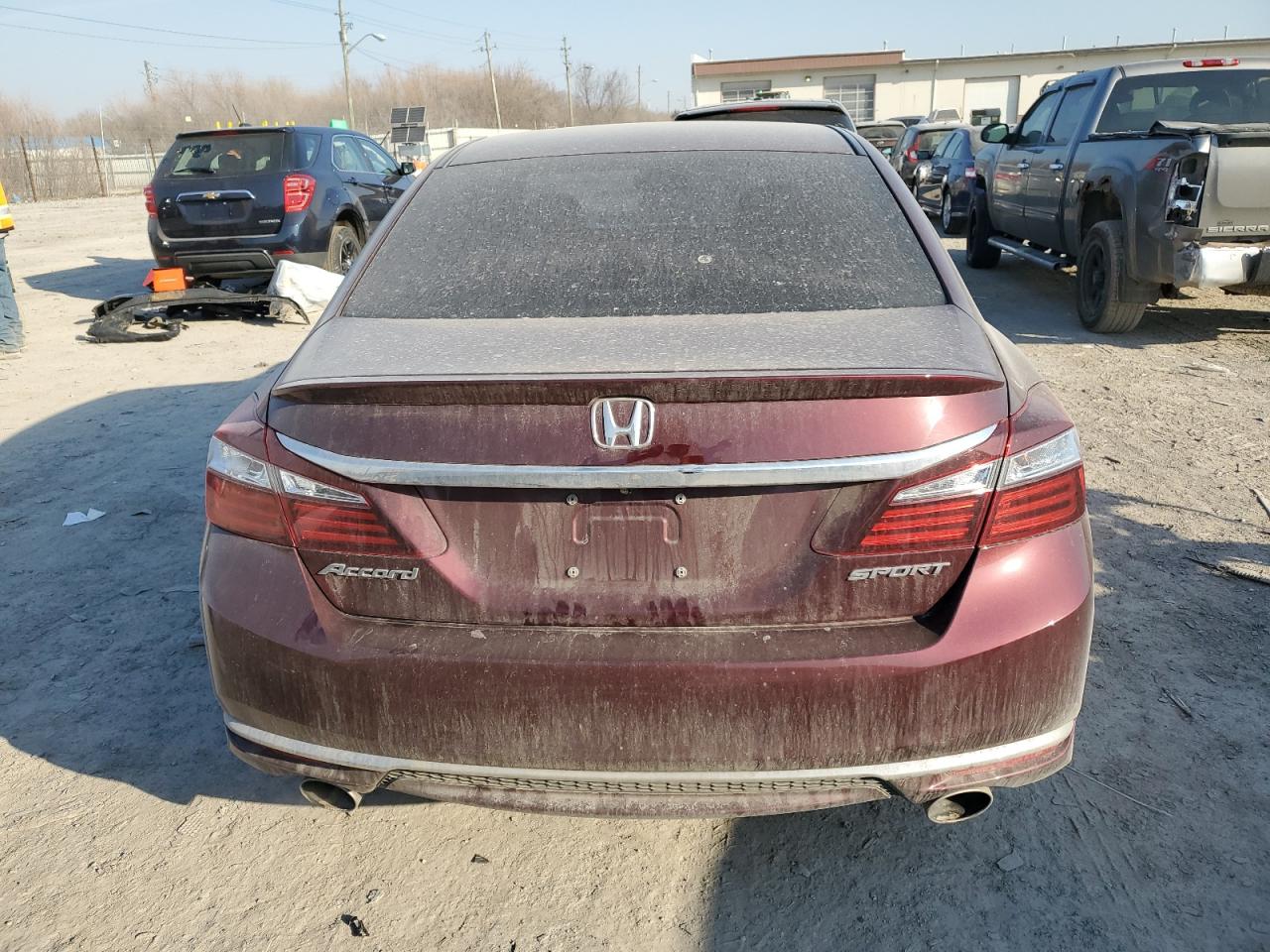 2016 Honda Accord VIN 1HGCR2F56GA155787 Copart auction photo, front end / minor dent/scratches damage thumbnail 6