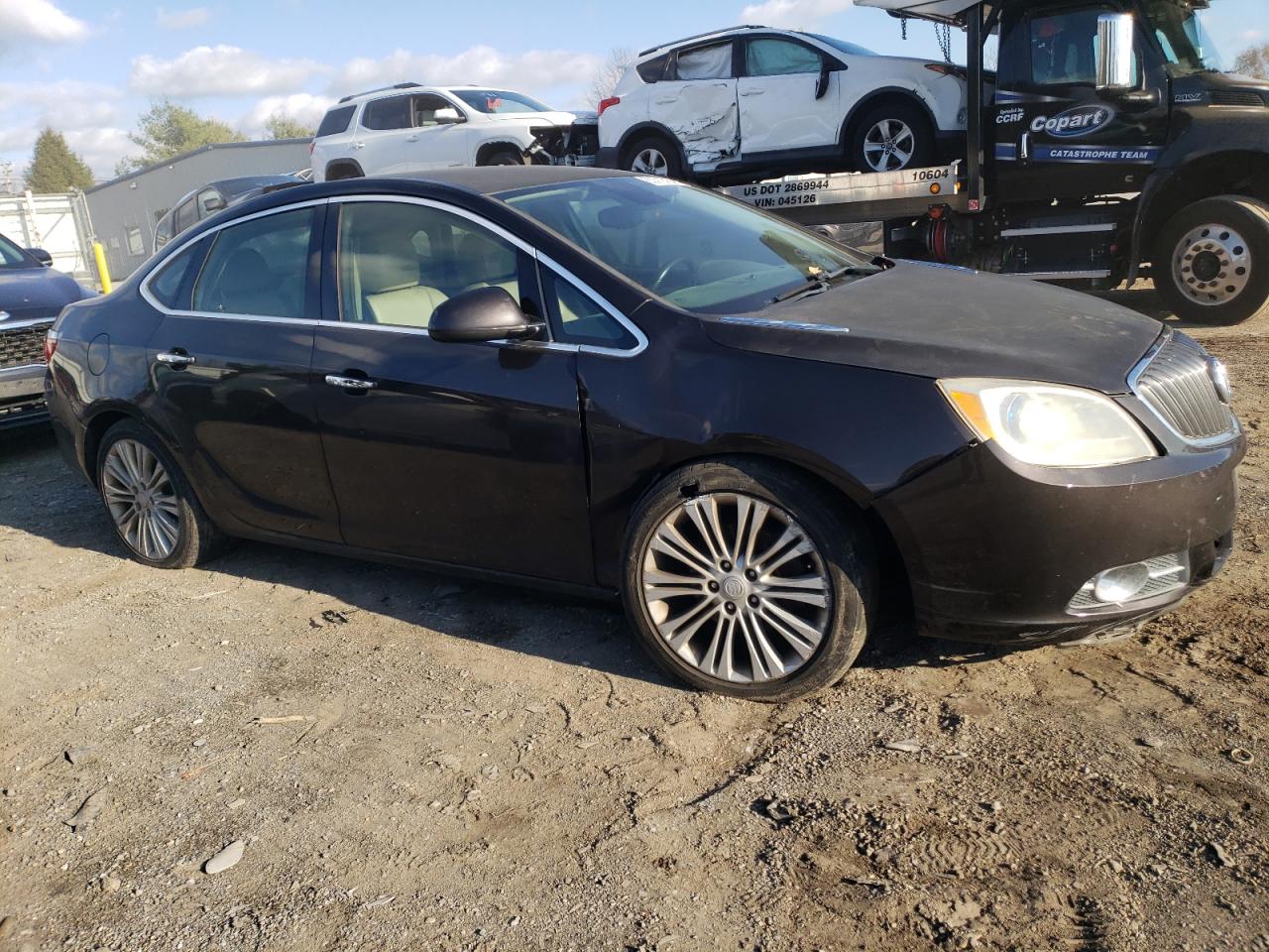 2013 Buick Verano VIN 1G4PP5SK6D4208075 Copart auction photo, mechanical / front end damage thumbnail 4