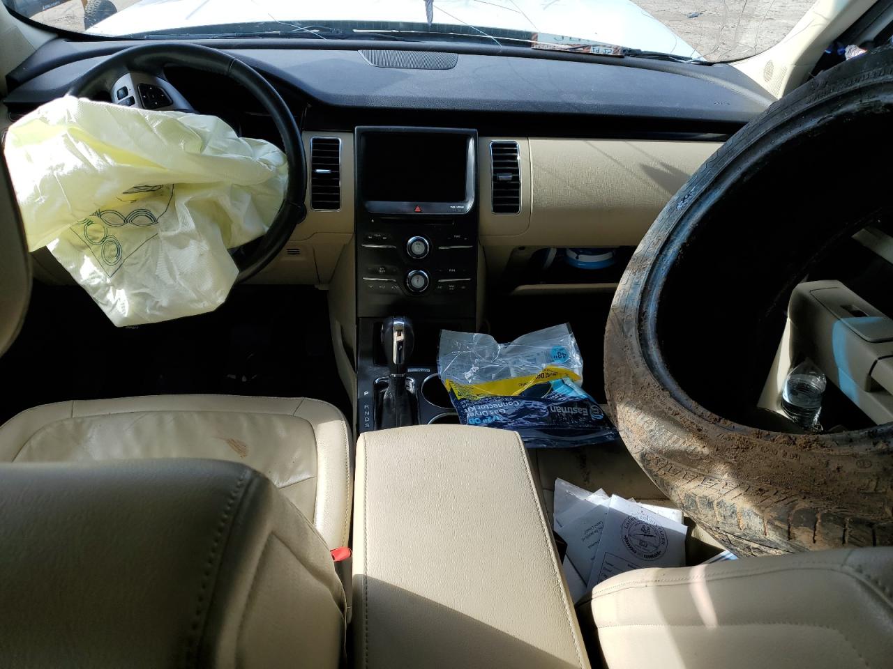 2013 Ford Flex VIN 2FMGK5C84DBD21045 Copart auction photo, side / front end damage thumbnail 8