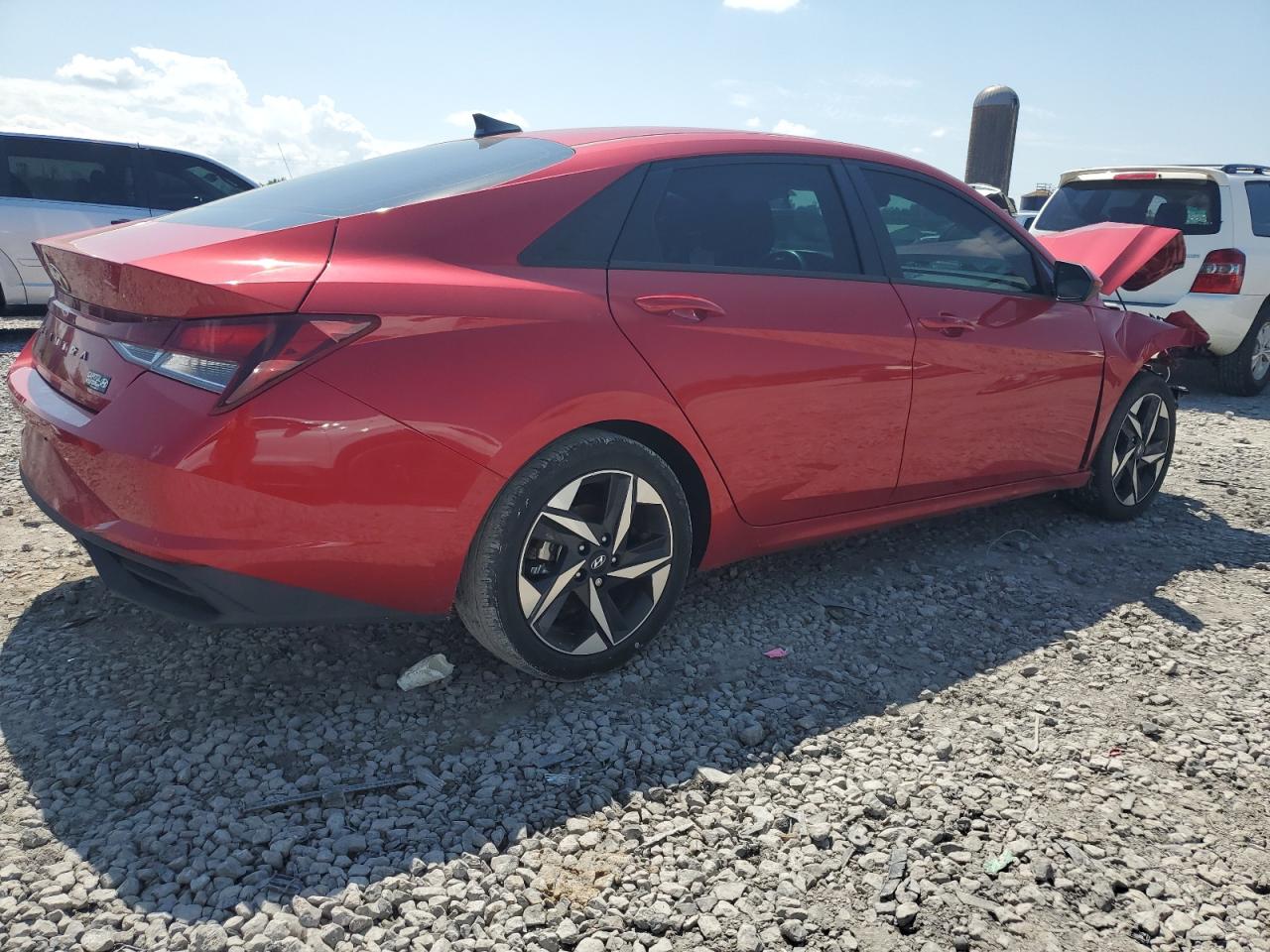 2023 Hyundai Elantra VIN 5NPLS4AG4PH093516 Copart auction photo, front end damage thumbnail 3