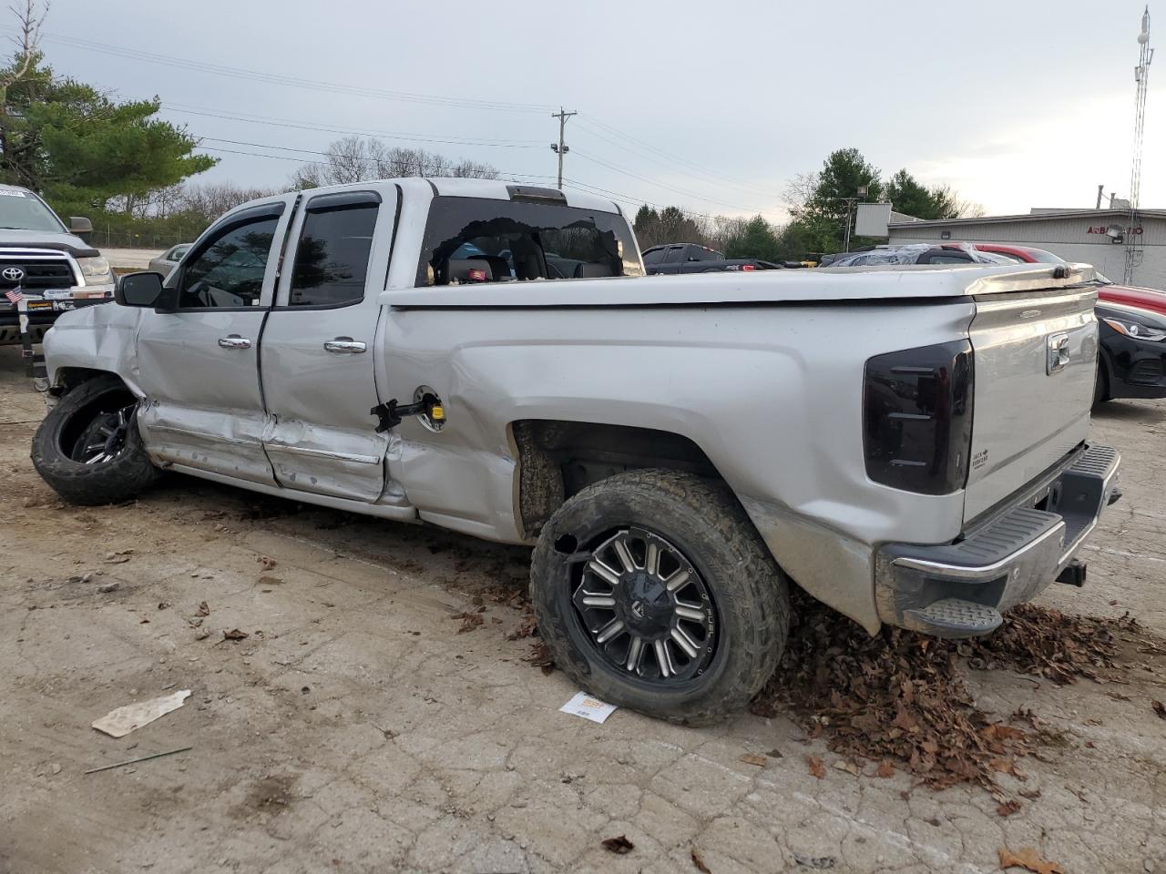 2014 Chevrolet Silverado VIN 1GCVKSEC9EZ244165 Copart auction photo, all over damage thumbnail 2