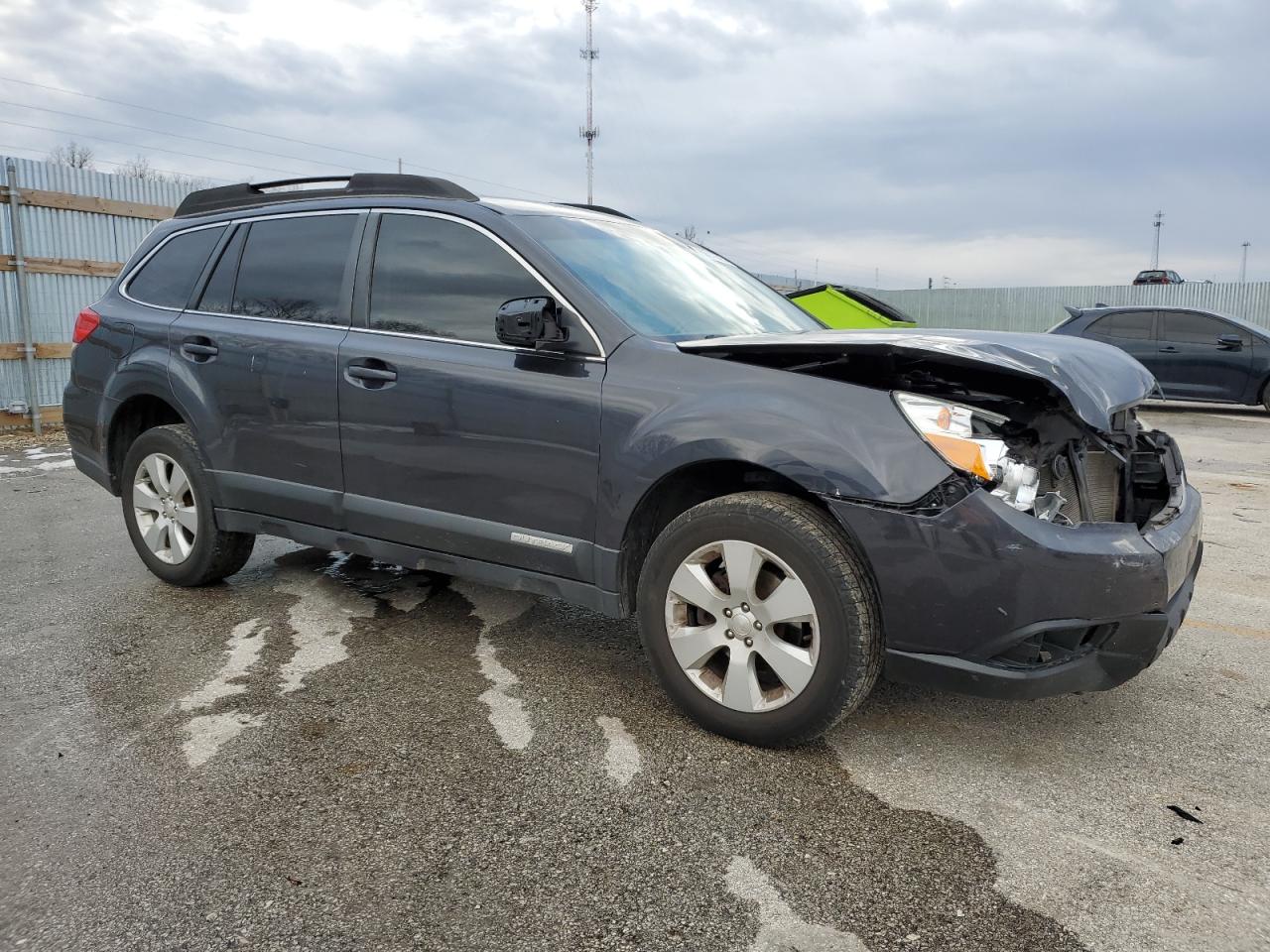 2011 Subaru Outback VIN 4S4BRBBC3B3427400 Copart auction photo, front end / rear end damage thumbnail 4