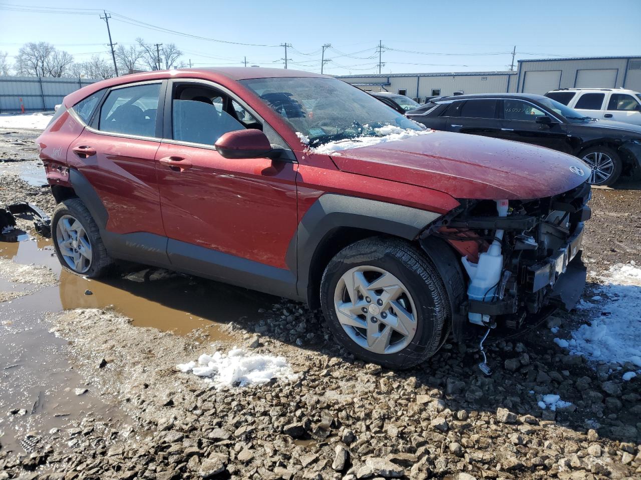 2025 Hyundai Kona VIN KM8HA3AB9SU212453 Copart auction photo, rear end / front end damage thumbnail 4