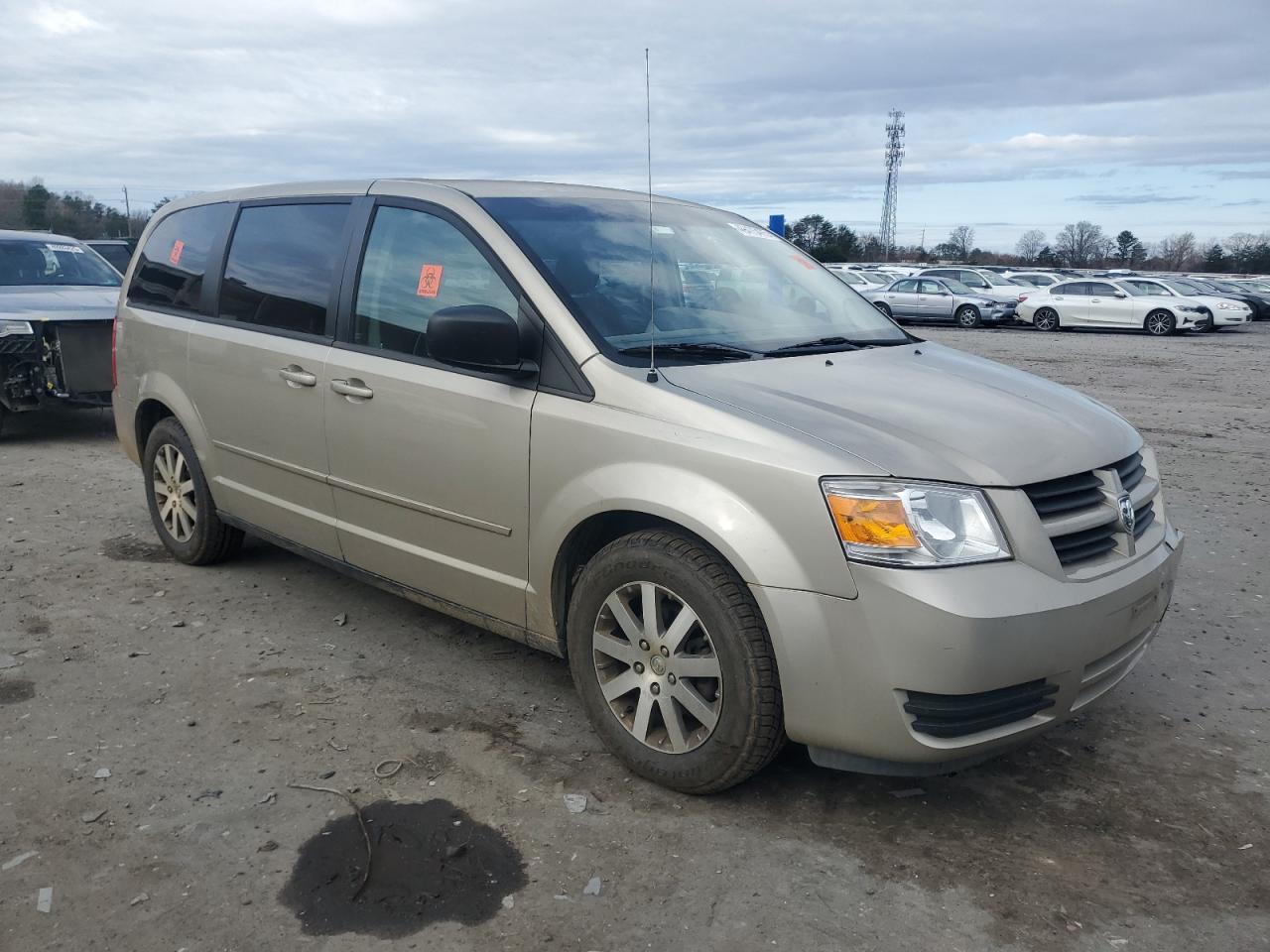 2009 Dodge Caravan VIN 2D8HN44E09R693822 Copart auction photo, front end / minor dent/scratches damage thumbnail 4
