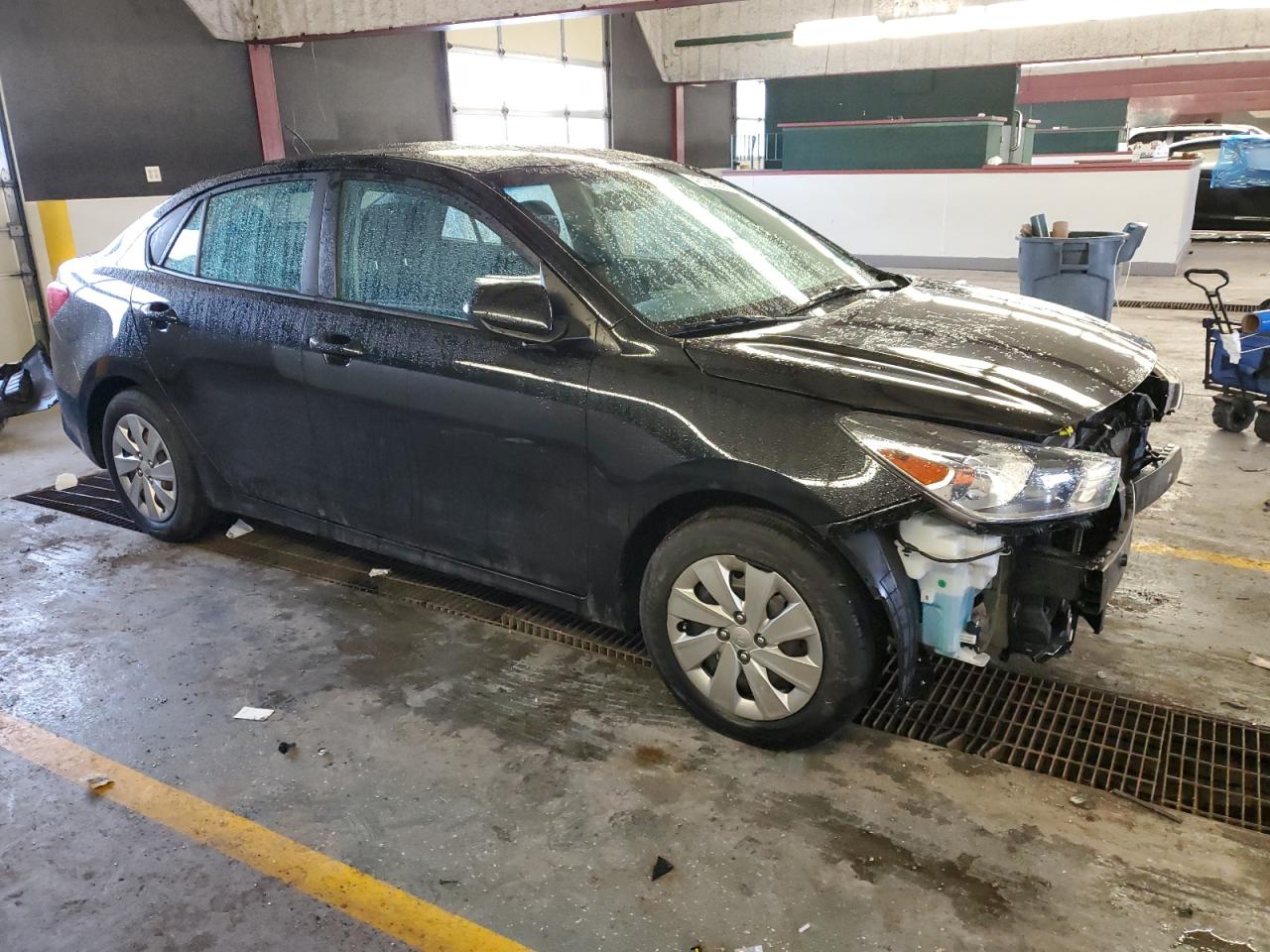 2018 KIA Rio VIN 3KPA24AB5JE048253 Copart auction photo, front end damage thumbnail 4