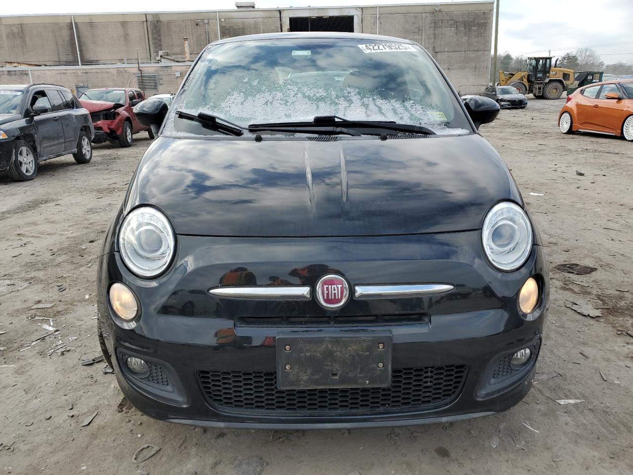 2013 Fiat 500 VIN 3C3CFFBR4DT514540 Copart auction photo, front end damage thumbnail 5
