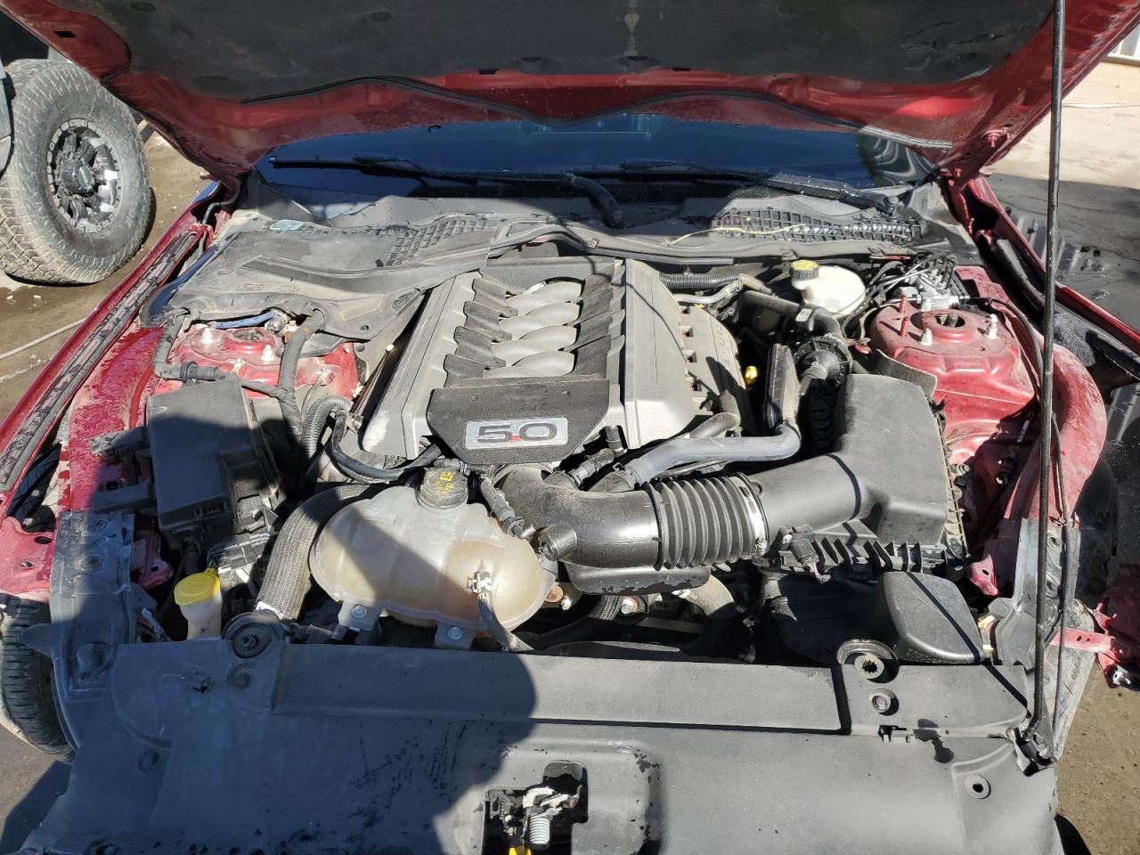 2015 Ford Mustang VIN 1FA6P8CF8F5338719 Copart auction photo, front end damage thumbnail 11