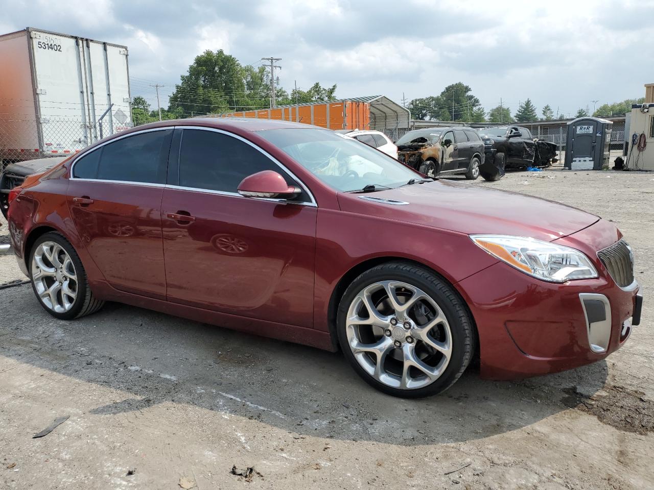 2016 Buick Regal VIN 2G4GV5GX1G9155264 Copart auction photo, hail damage thumbnail 4