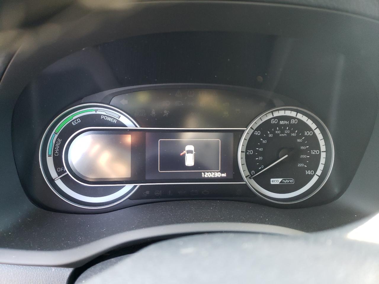 2019 KIA Niro VIN KNDCC3LC9K5260589 Copart auction photo, front end / side damage thumbnail 9