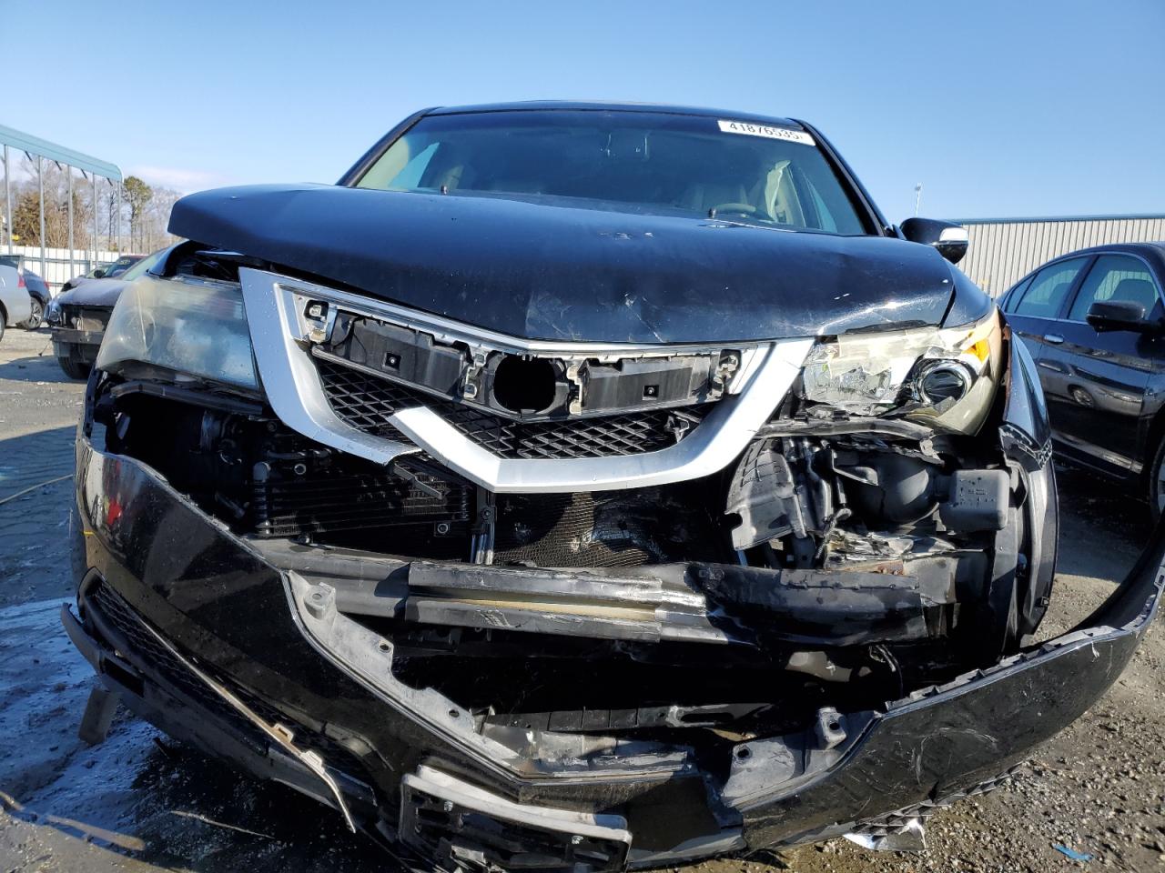 2012 Acura MDX VIN 2HNYD2H27CH535281 Copart auction photo, front end damage thumbnail 5