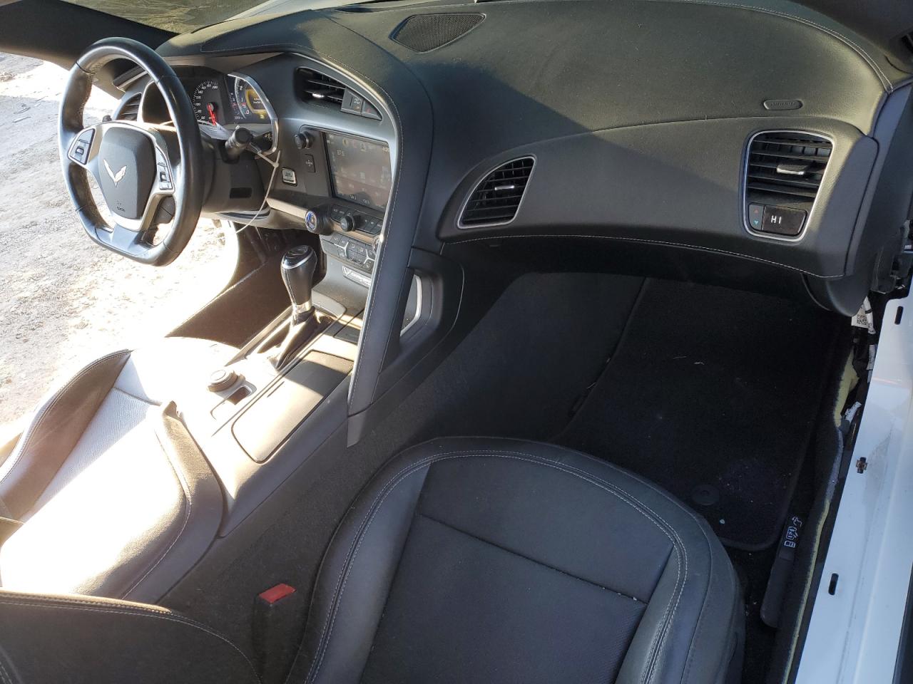 2019 Chevrolet Corvette VIN 1G1YB2D74K5112458 Copart auction photo, side / rear end damage thumbnail 8