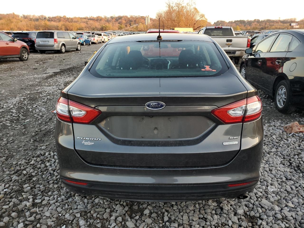 2016 Ford Fusion VIN 3FA6P0HD3GR214445 Copart auction photo, side damage thumbnail 6