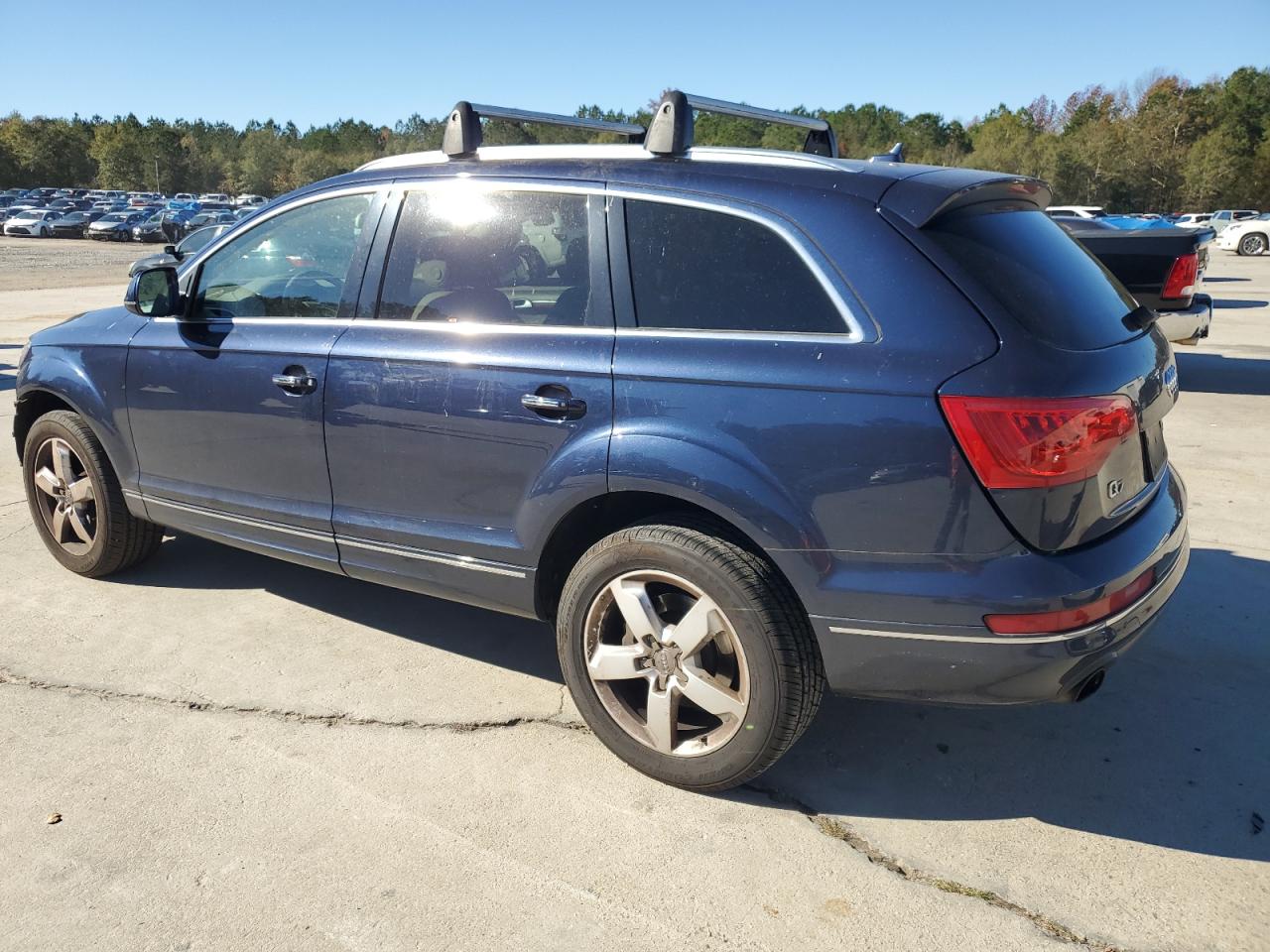 2014 Audi Q7 VIN WA1LGAFE1ED018986 Copart auction photo, front end damage thumbnail 2