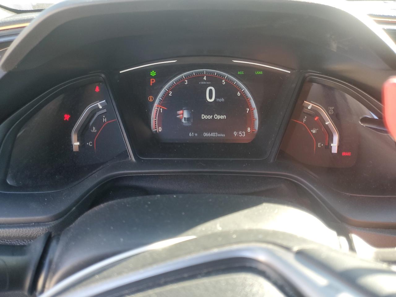 2021 Honda Civic VIN SHHFK7H4XMU412954 Copart auction photo, front end / side damage thumbnail 9
