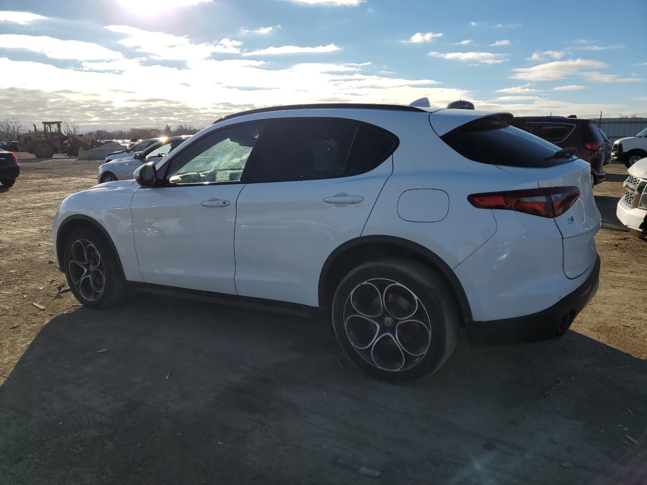 2019 Alfa Romeo Stelvio VIN ZASPAKBN7K7C50837 Copart auction photo, front end / side damage thumbnail 2