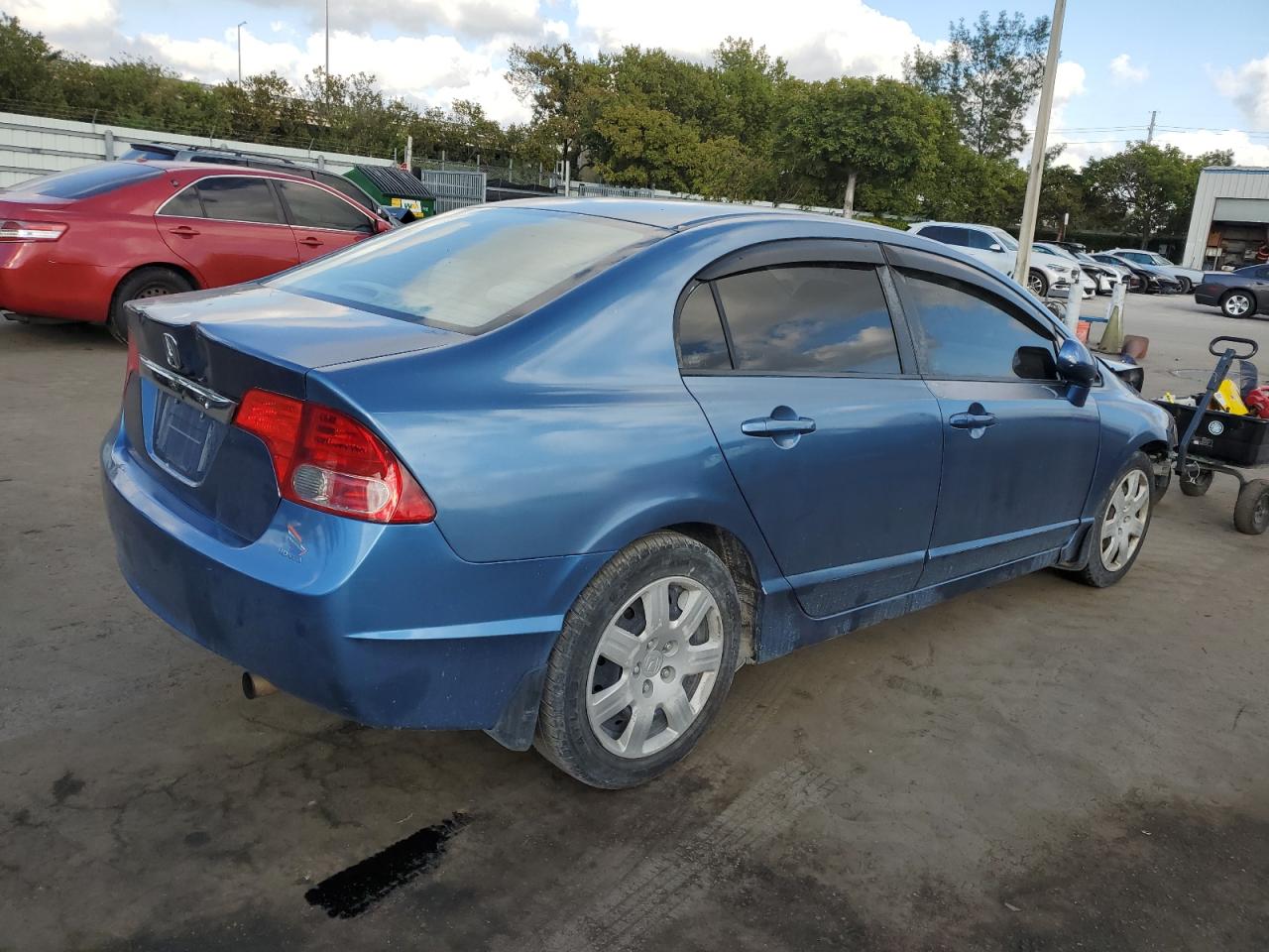 2010 Honda Civic VIN 2HGFA1F53AH501690 Copart auction photo, front end / mechanical damage thumbnail 3