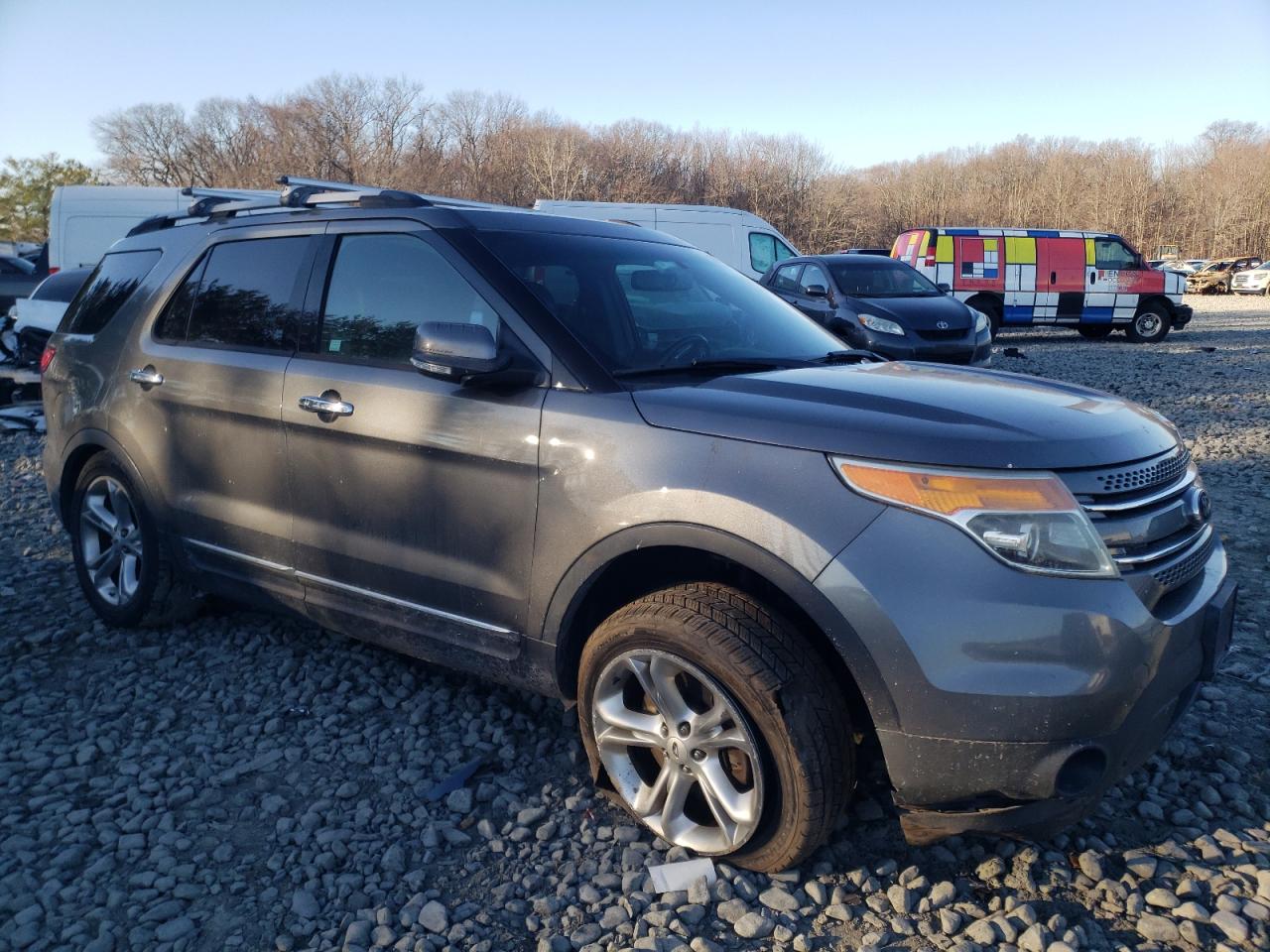 2014 Ford Explorer VIN 1FM5K8F89EGC04849 Copart auction photo, all over damage thumbnail 4