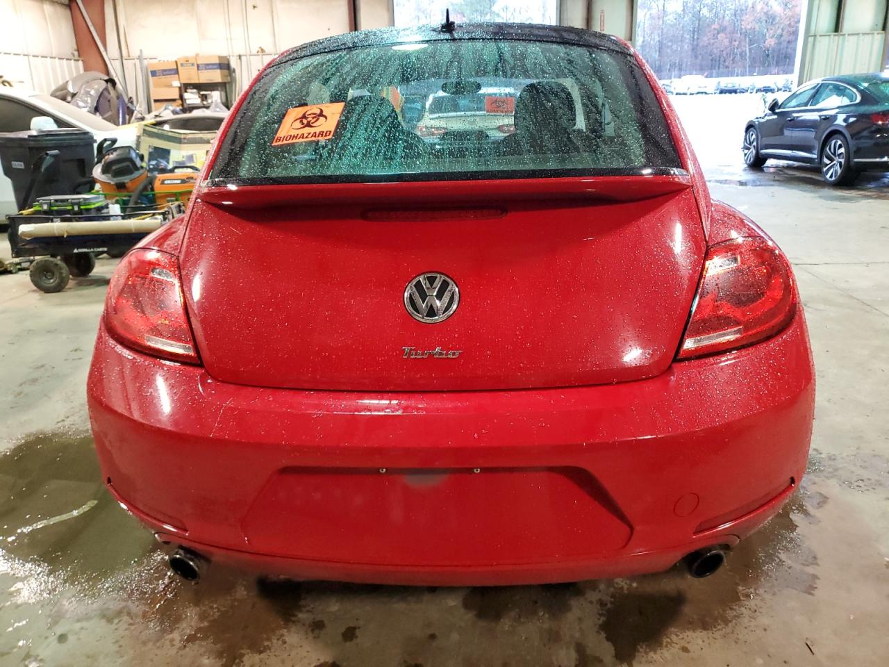 2012 Volkswagen Beetle VIN 3VW467AT7CM649844 Copart auction photo, front end damage thumbnail 6