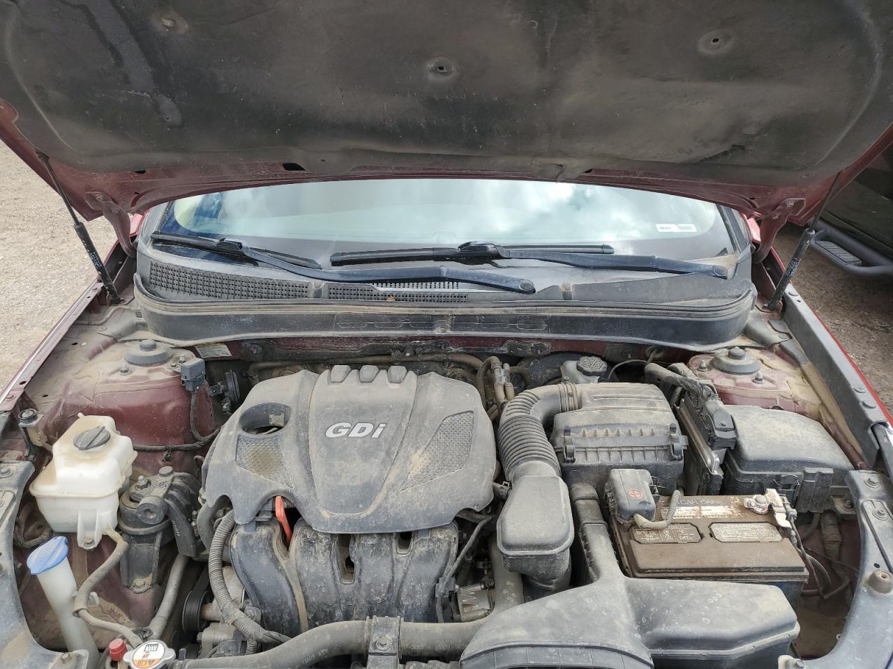 2013 Hyundai Sonata VIN 5NPEB4AC7DH765912 Copart auction photo, front end / side damage thumbnail 11