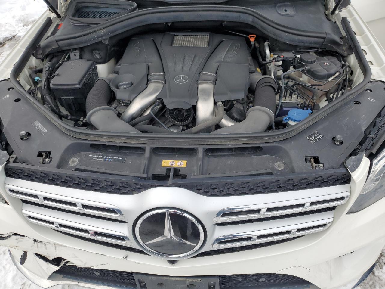 2017 Mercedes-Benz GLS-klasse VIN 4JGDF7DEXHA753020 Copart auction photo, front end / side damage thumbnail 12