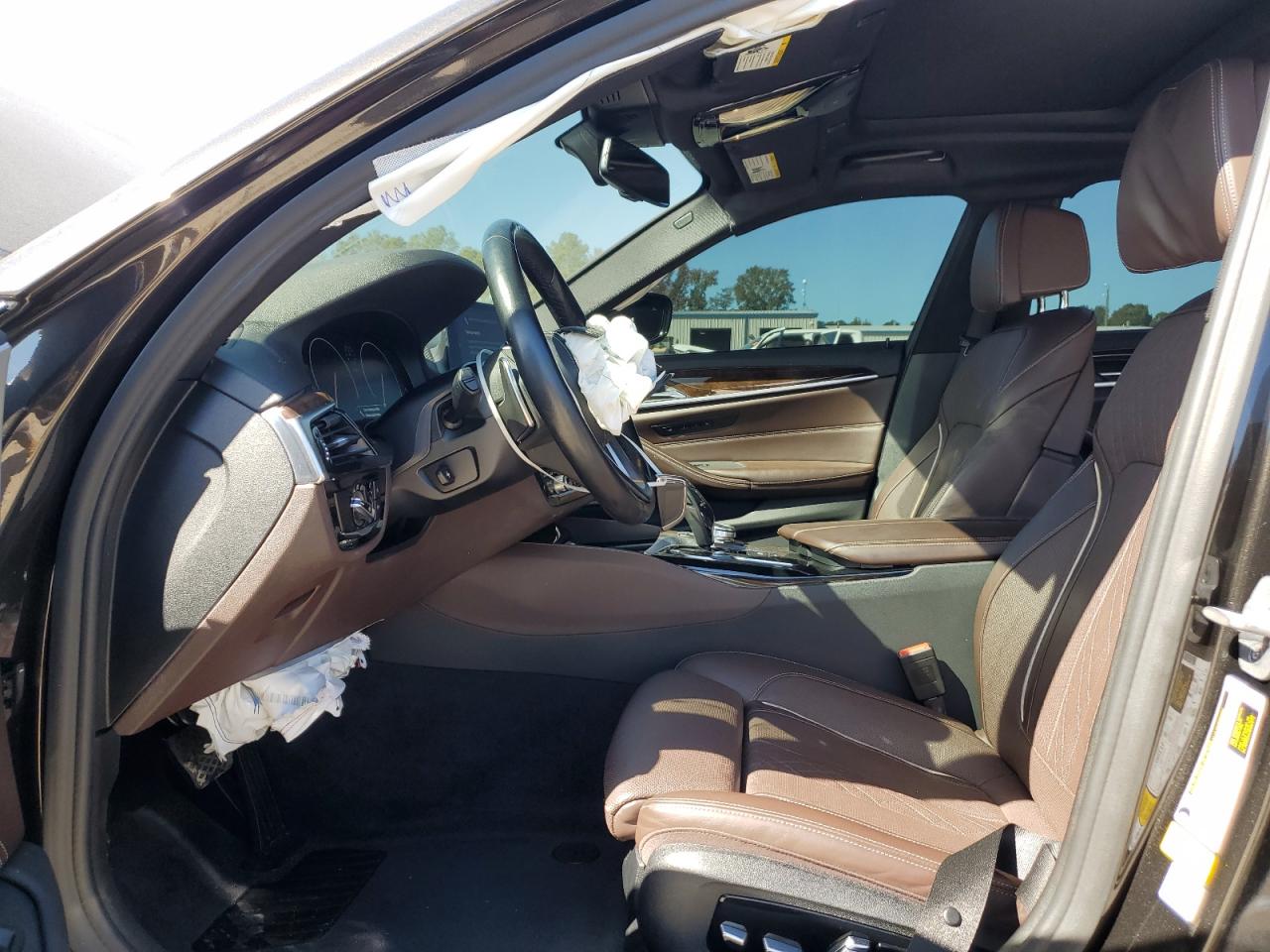 2019 BMW 5er VIN WBAJE5C55KWW06675 Copart auction photo, front end damage thumbnail 7