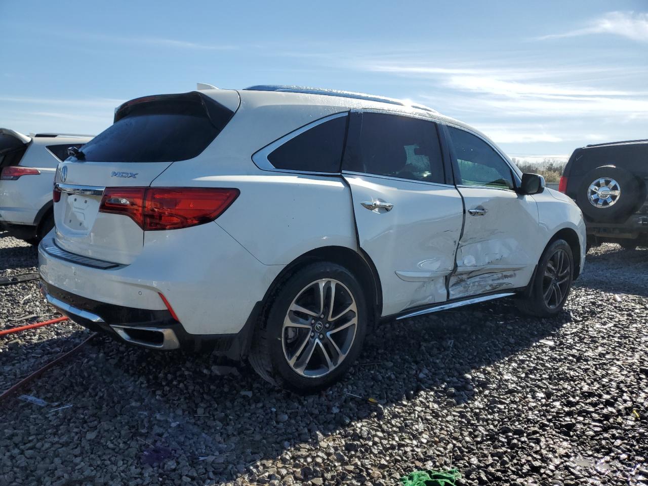 2017 Acura MDX VIN 5FRYD3H84HB006169 Copart auction photo, side damage thumbnail 3