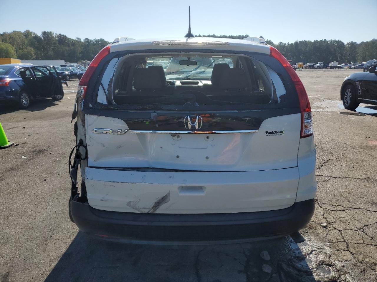 2012 Honda CR-V VIN 5J6RM3H77CL042872 Copart auction photo, front end / rear end damage thumbnail 6