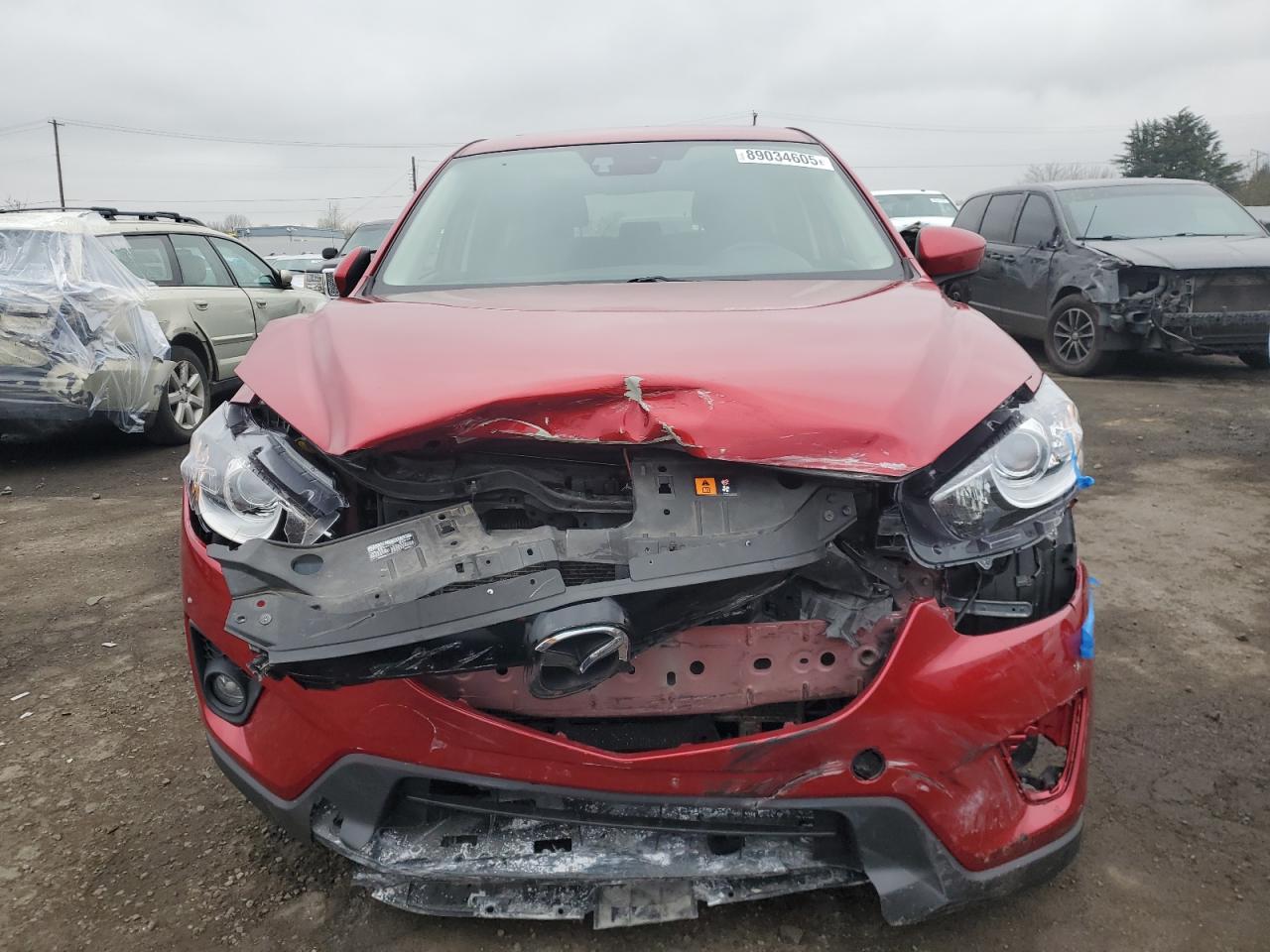 2014 Mazda CX-5 VIN JM3KE4CY1E0313415 Copart auction photo, front end damage thumbnail 5