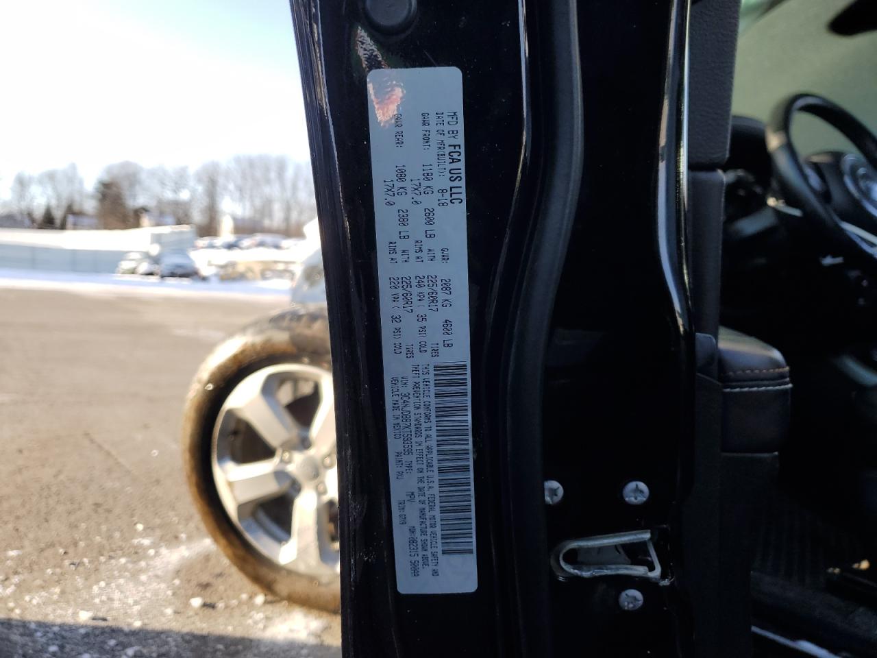 2019 Jeep Compass VIN 3C4NJDBB7KT593595 Copart auction photo, all over damage thumbnail 13