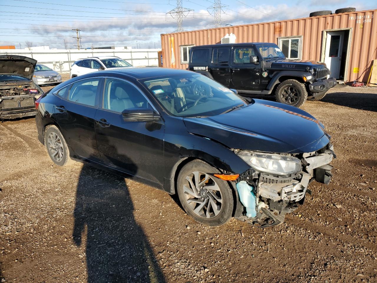 2016 Honda Civic VIN 19XFC2F79GE068512 Copart auction photo, front end damage thumbnail 4